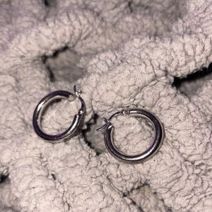 Silver Hoop Earrings